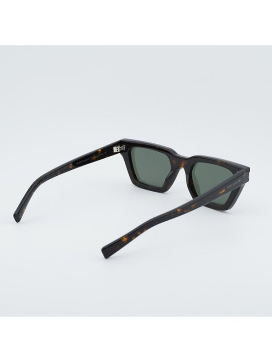 Saint Laurent SL633CALISTA 002 Sunglasses Havana Rectangle Frame, Grey Lenses main image 4